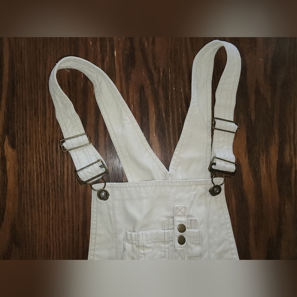 RARE y2k vintage Khaki cargo miniskirt overalls - Picture 4 of 8